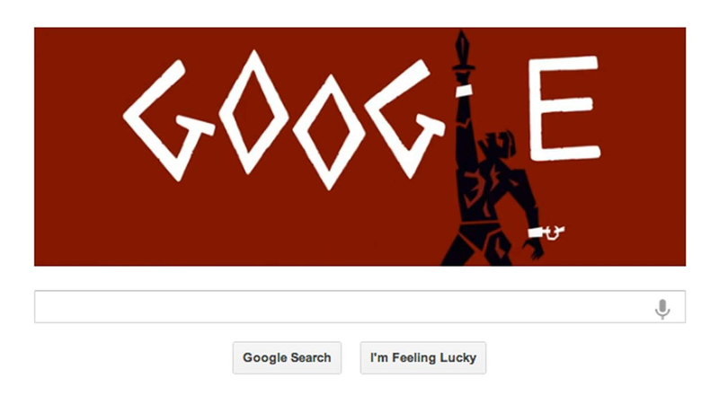 Illustration for article titled Saul Bass goes from Grand Prix to Google Doodle
